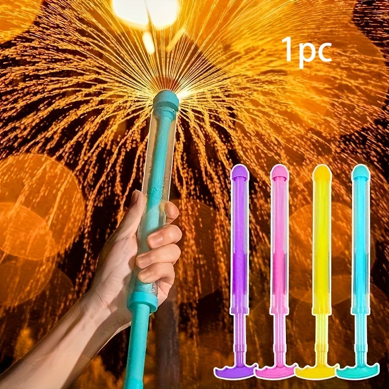 1pc Fei Rui Firework Water Gun - Firework-Shaped Sprayable Water Cannon with Press & Shoot Mechanism, Durable Plastic for pool & Beach Parties, -Range Water Sprayer Suitable for Adults, Outdoor Group Games, Water Battles
