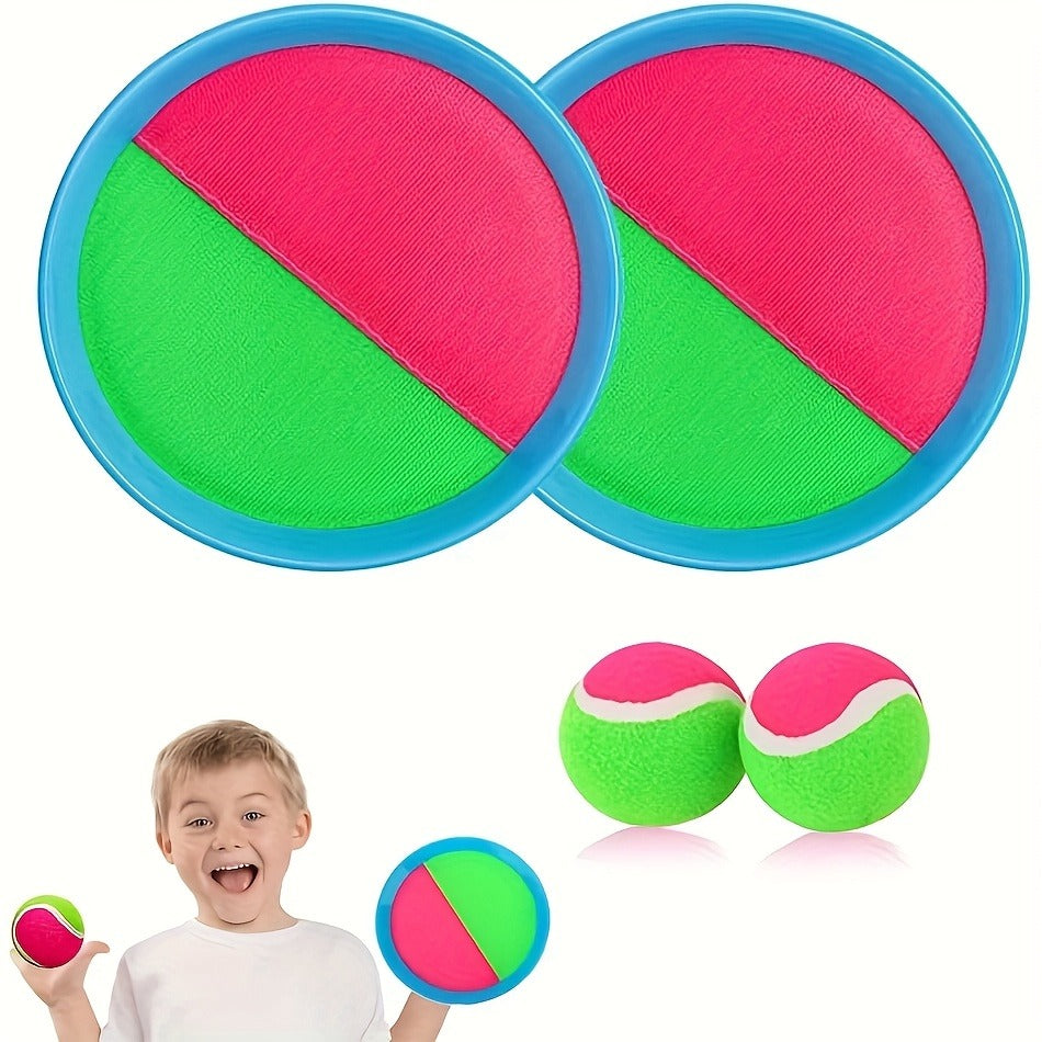 3-Pack Toss and Catch Ball Set for Kids and Adults | Beach, Pool, and Yard Games - Classic Gift for Boys and Girls Aged 3-12+ Years