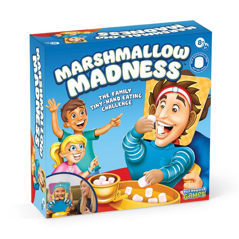 Marshmallow Madness Board Game – Hilarious Family Board Games for Kids & Adults, Fun Fast-Paced Party Game for Family Night, Interactive Kids Board Games, Ages 8+