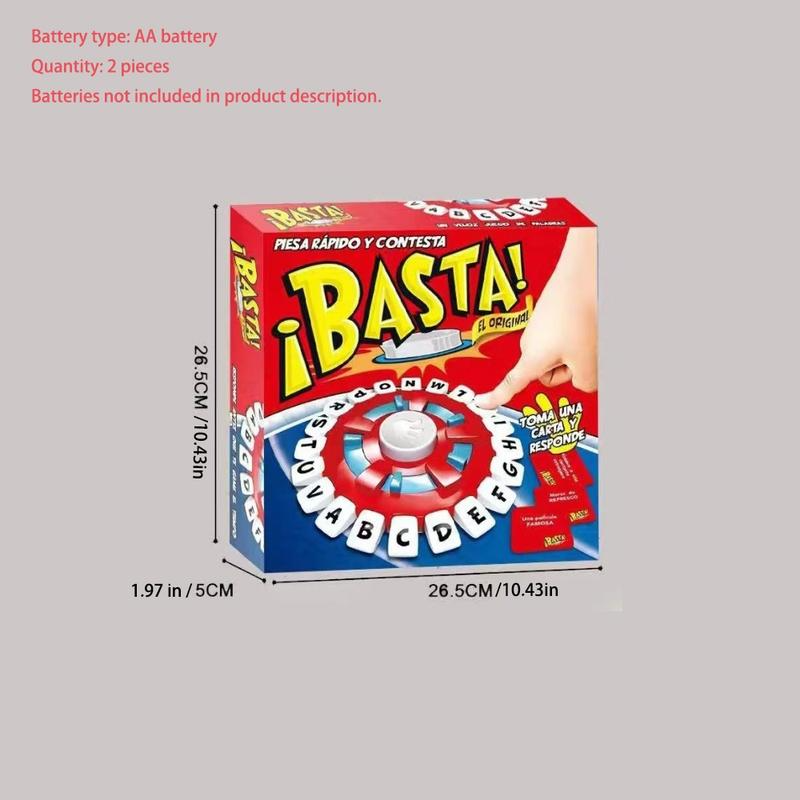 Tabletop Game, Multilingual Letter Board Game, Family Board Games, Family Party Interactive Word Wheel Toy, Christmas New Year Birthday Gift