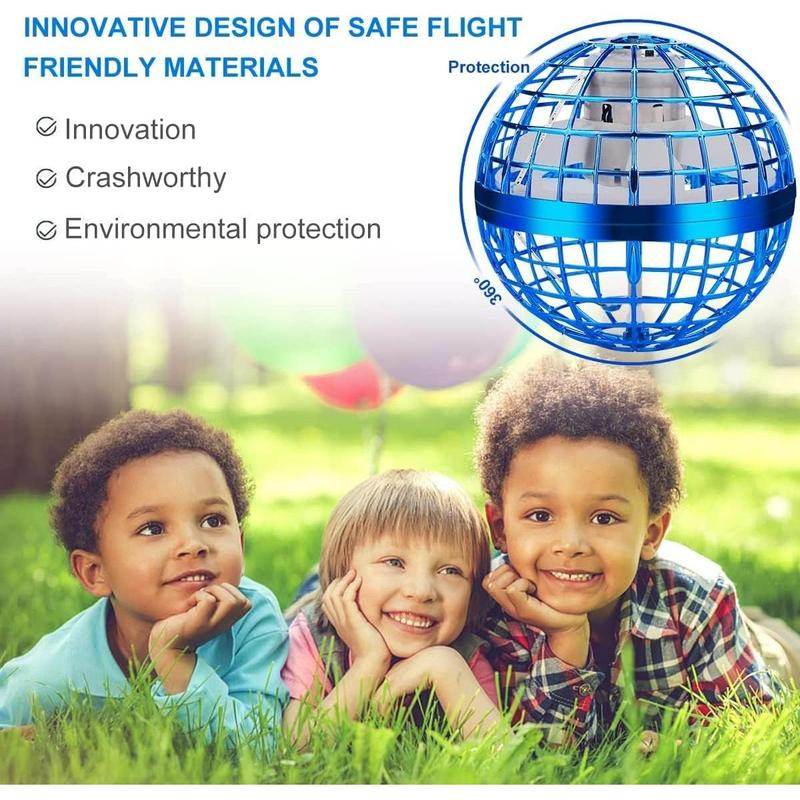 Galaxy Anti-Gravity Boomerang Ball Hover Orb LED Fly Spinners for All Ages Cool Indoor Outdoor Toys for 6-12 Year Olds & Teens Safe Durable Parent Child Flying Ball， gift choices, party toys, cool gifts, family fun, Christmas gifts