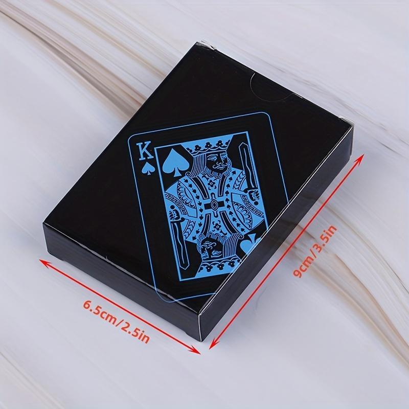 Playing Cards, 1 Box Waterproof PVC Material Poker Card, Party Entertainment Standard Poker Card Design for Party Holiday Game Props
