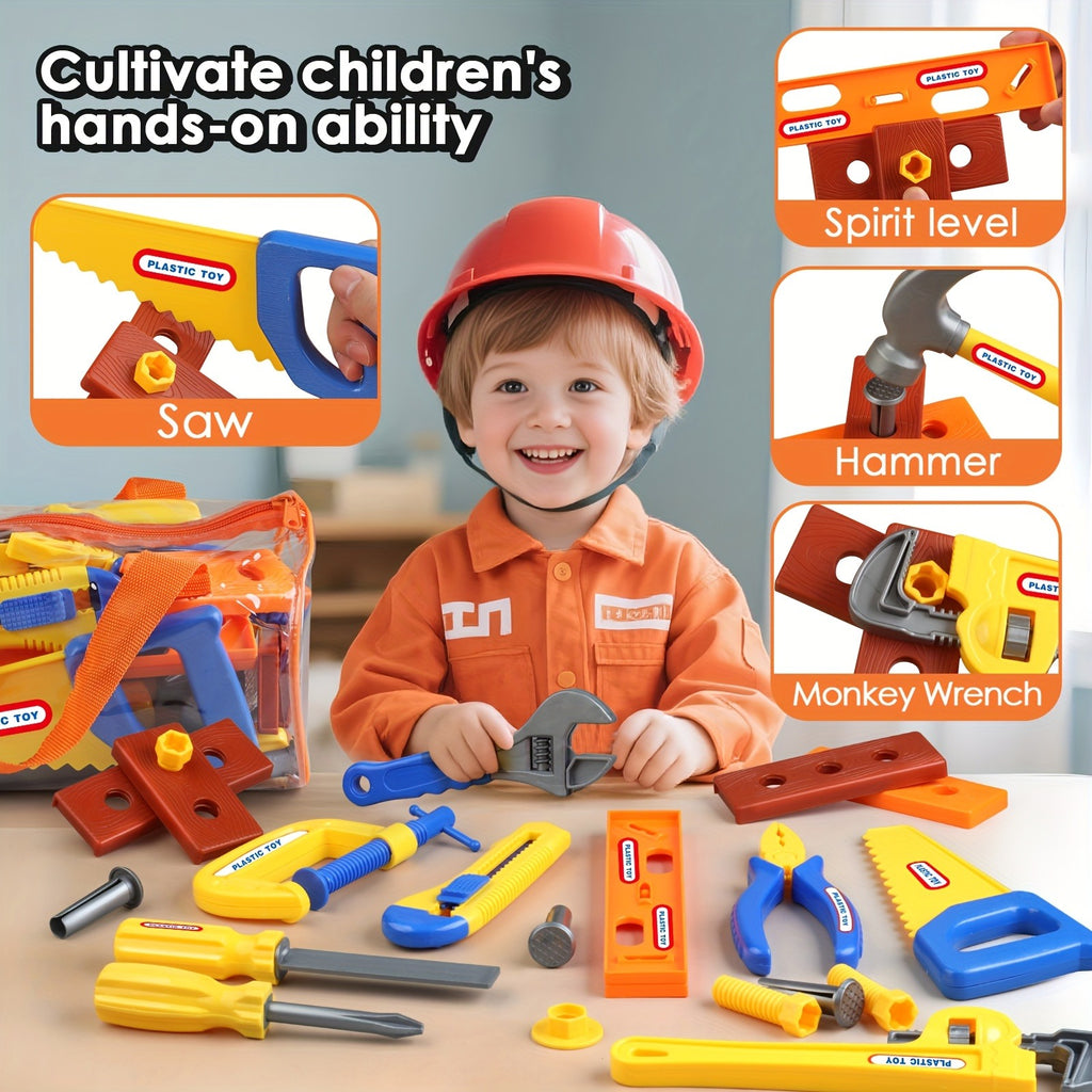 10/20/30pcs Toy Tool Box Set | Screwdriver, Simulation Tools for Boys and Girls, Interactive Play at Home, Birthday Gift