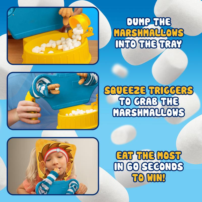 Marshmallow Madness Board Game – Hilarious Family Board Games for Kids & Adults, Fun Fast-Paced Party Game for Family Night, Interactive Kids Board Games, Ages 8+