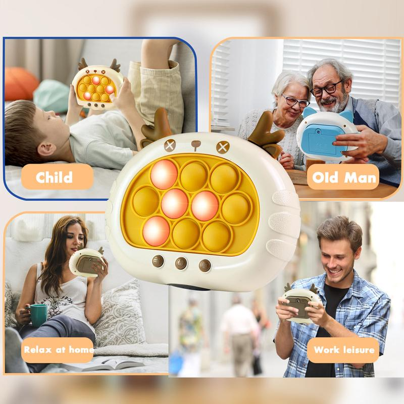 Fast Push Pop Game Toy for Kids – Electronic Puzzle with Lights & Music, Memory Challenge, Multiplayer Mode, Stress Relief Toy for Children