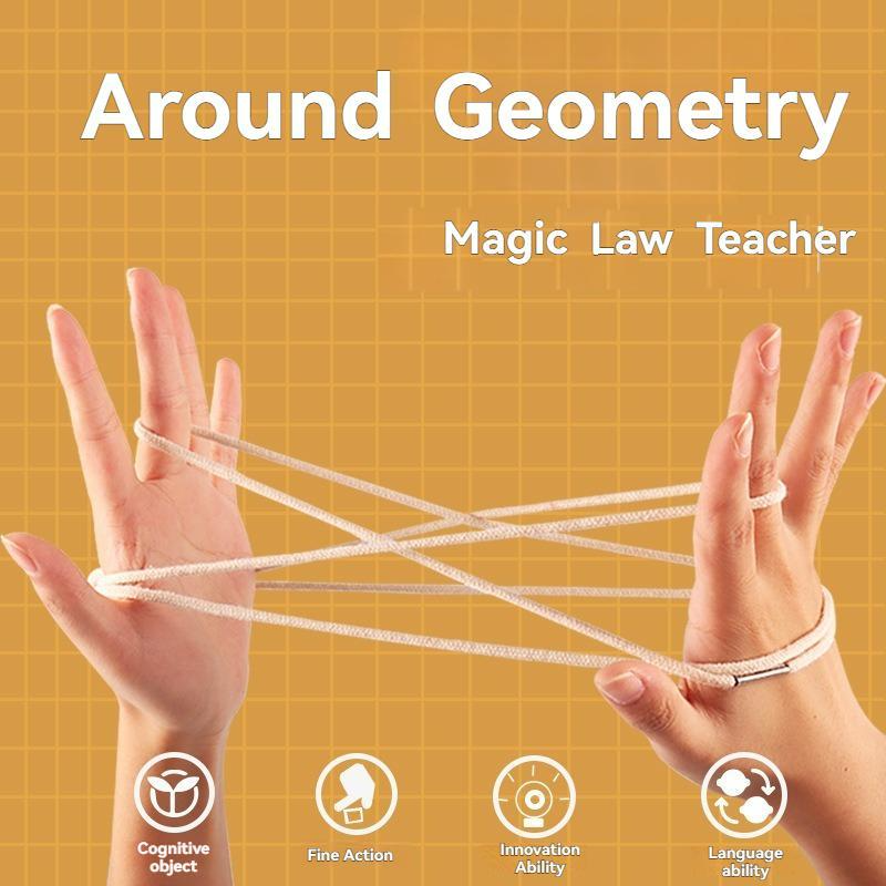 Classical Rope Game, 11pcs/set Interactive Educational Rope Toy, Handheld Rope Game  Toy for Adults & Teens, Fun Gift for Family