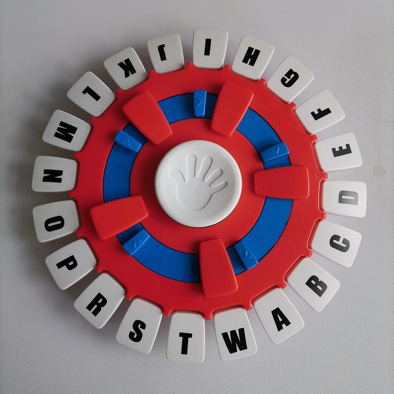 Tabletop Game, Multilingual Letter Board Game, Family Board Games, Family Party Interactive Word Wheel Toy, Christmas New Year Birthday Gift