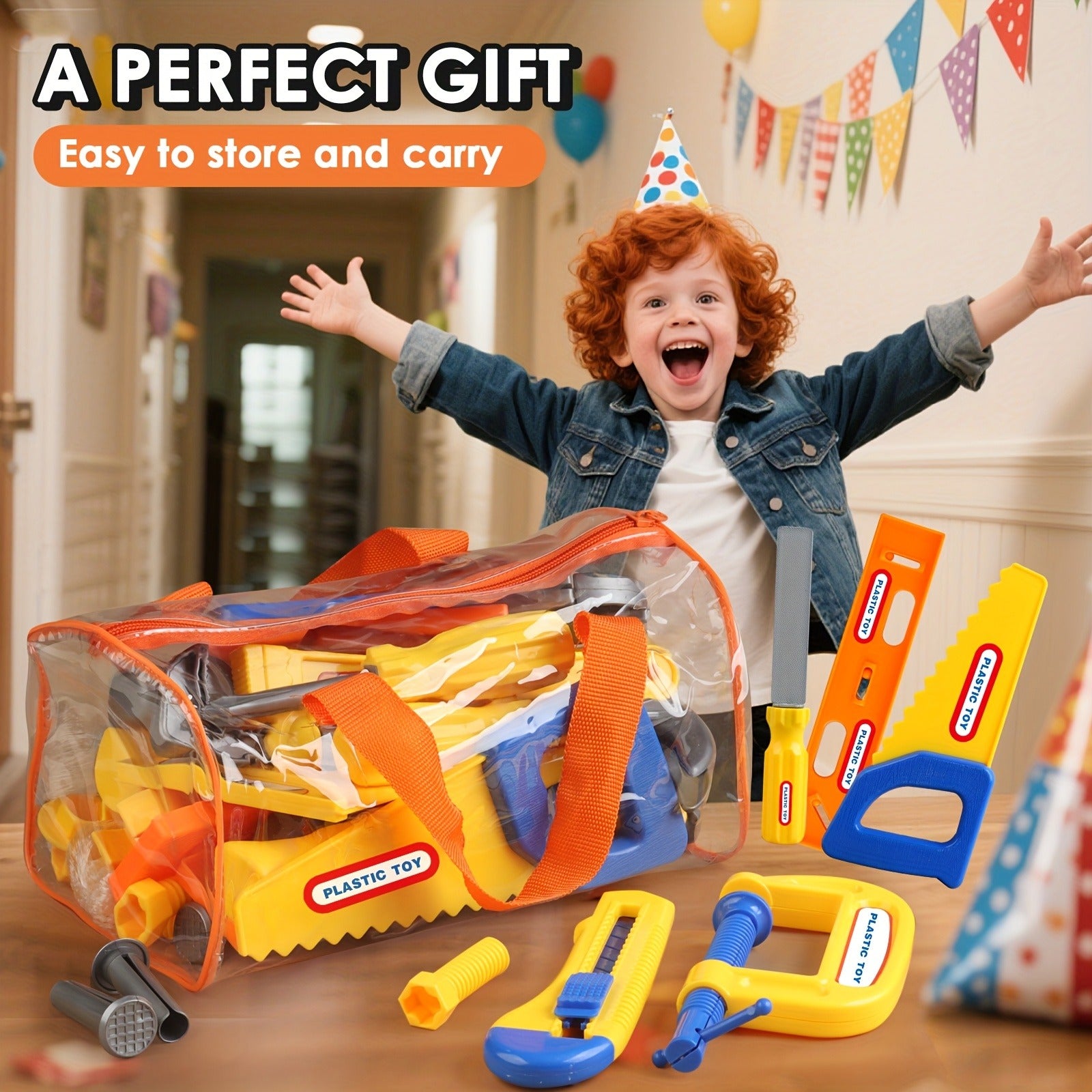 10/20/30pcs Toy Tool Box Set | Screwdriver, Simulation Tools for Boys and Girls, Interactive Play at Home, Birthday Gift