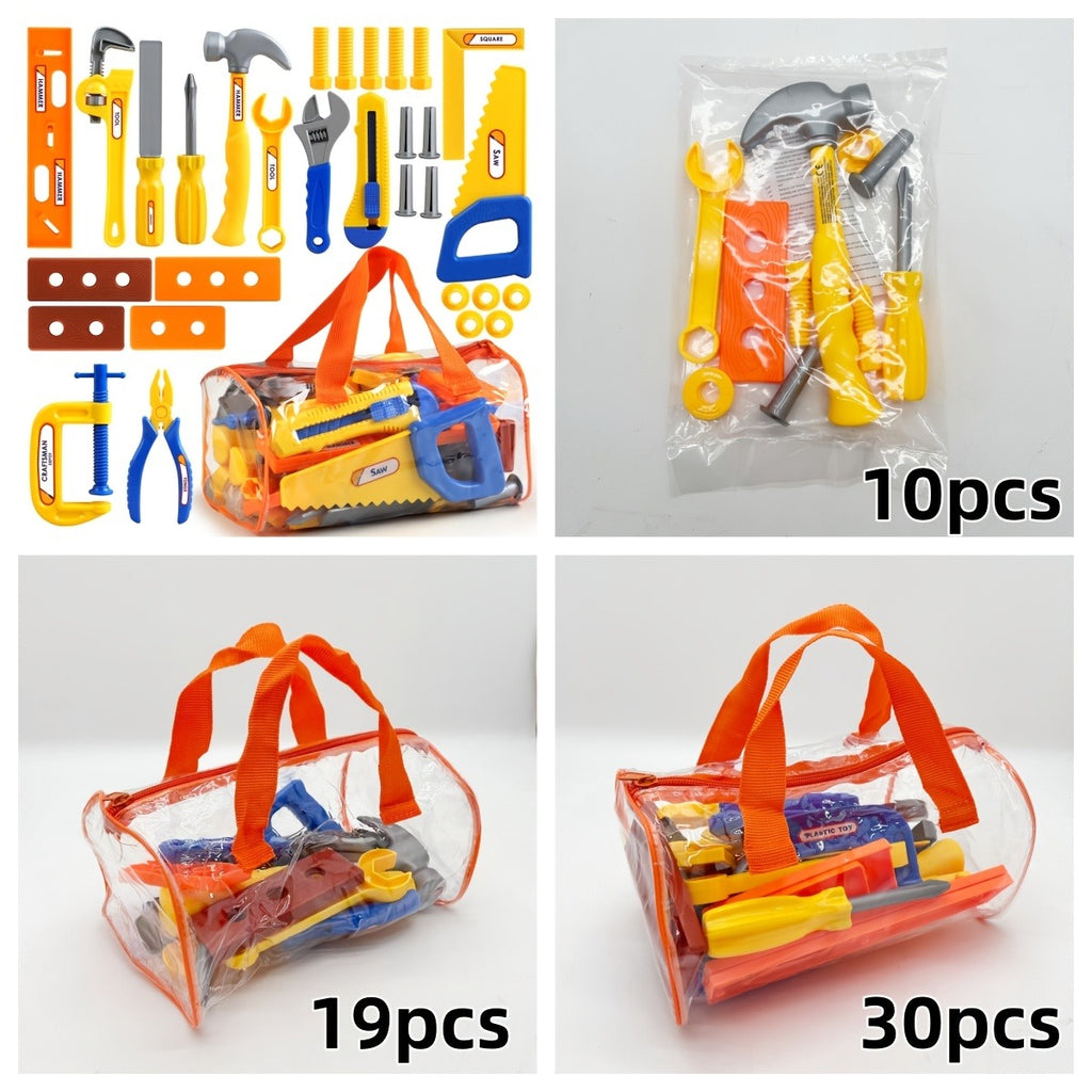 10/20/30pcs Toy Tool Box Set | Screwdriver, Simulation Tools for Boys and Girls, Interactive Play at Home, Birthday Gift